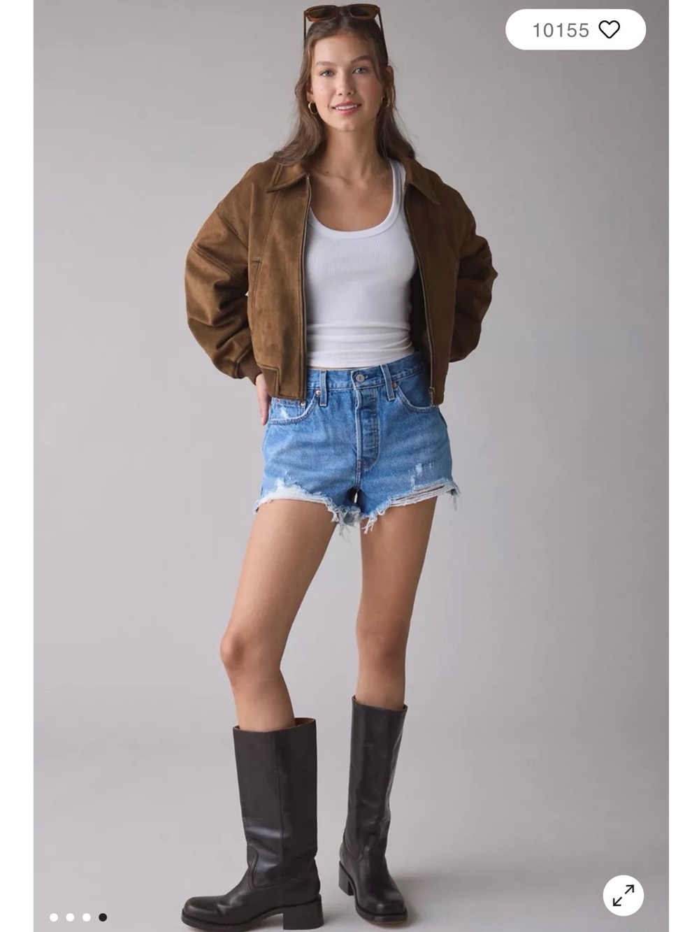 Levi’s Button Fly Denim Shorts 29